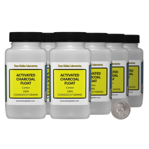 Activated Charcoal Float - 1 Pound in 8 Bottles
