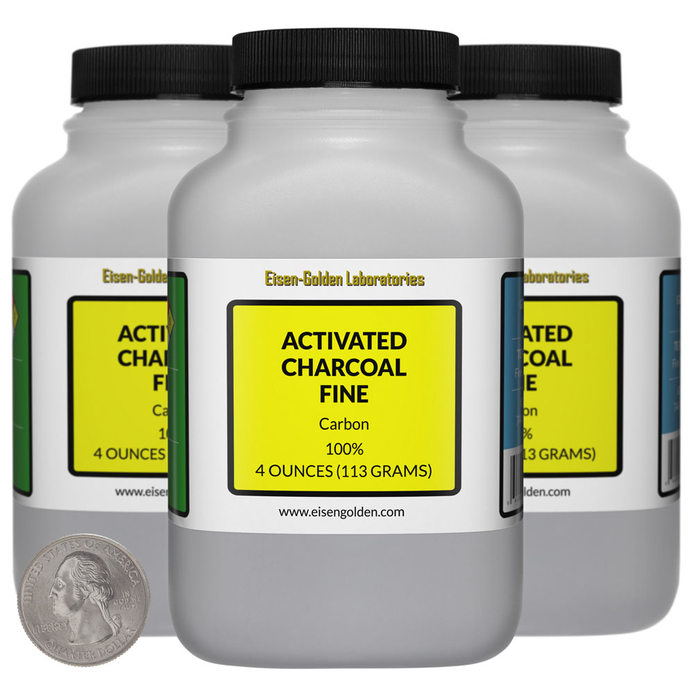 Activated Charcoal Fine - 12 Ounces in 3 Bottles Activated Charcoal Fine - 12 Ounces in 3 Bottles