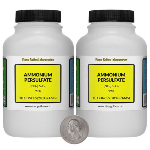 Ammonium Persulfate - 1.3 Pounds in 2 Bottles