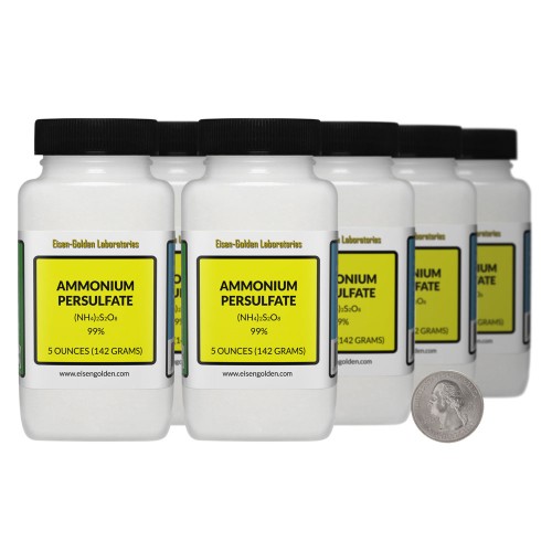 Ammonium Persulfate - 2.5 Pounds in 8 Bottles