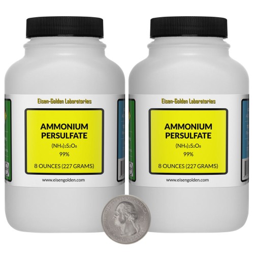 Ammonium Persulfate - 1 Pound in 2 Bottles