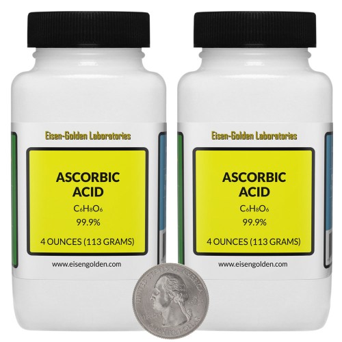 Ascorbic Acid - 8 Ounces in 2 Bottles