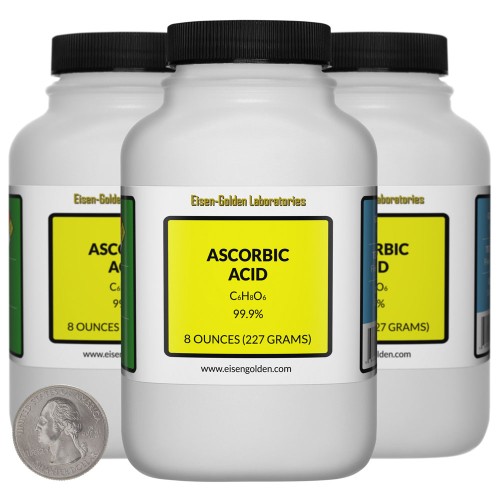 Ascorbic Acid - 1.5 Pounds in 3 Bottles