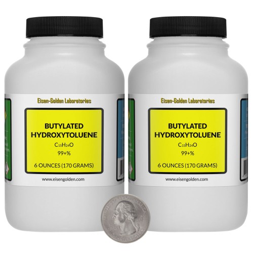 Butylated Hydroxytoluene - 12 Ounces in 2 Bottles