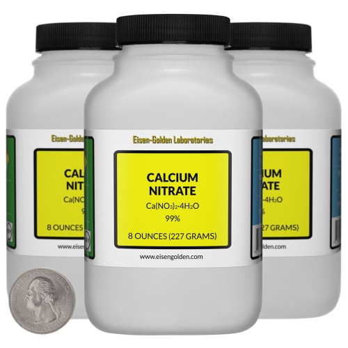 Calcium Nitrate - 1.5 Pounds in 3 Bottles