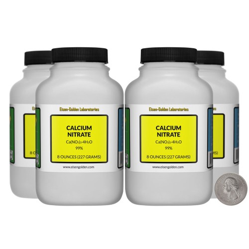Calcium Nitrate - 2 Pounds in 4 Bottles