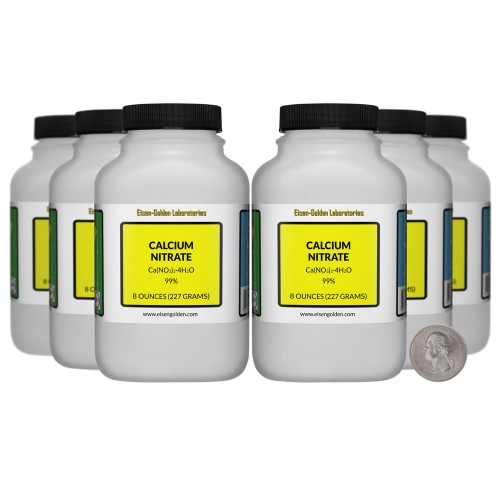 Calcium Nitrate - 3 Pounds in 6 Bottles