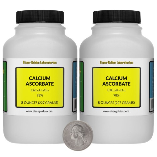 Calcium Ascorbate - 1 Pound in 2 Bottles
