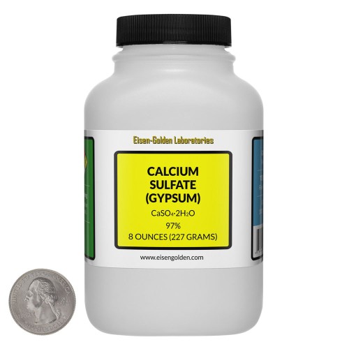 Calcium Sulfate (Gypsum) - 8 Ounces in 1 Bottle
