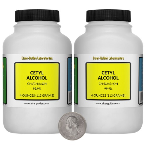 Cetyl Alcohol - 8 Ounces in 2 Bottles