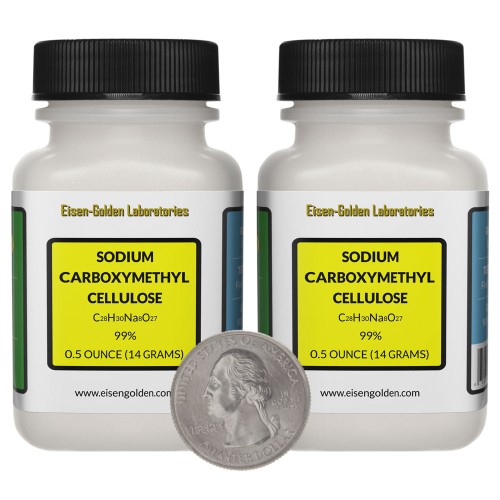 Sodium Carboxymethyl Cellulose - 1 Ounce in 2 Bottles
