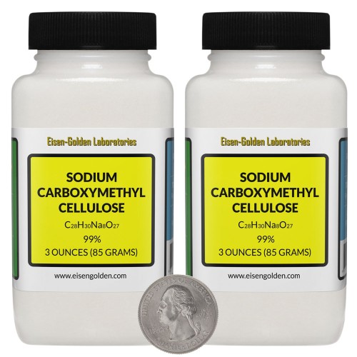Sodium Carboxymethyl Cellulose - 6 Ounces in 2 Bottles