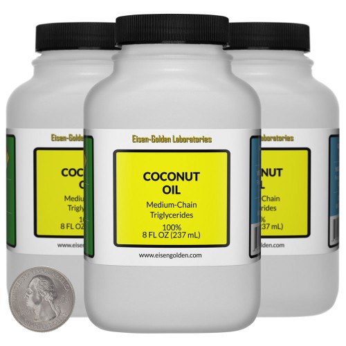 Coconut Oil - 24 Fluid Ounces in 3 Bottles