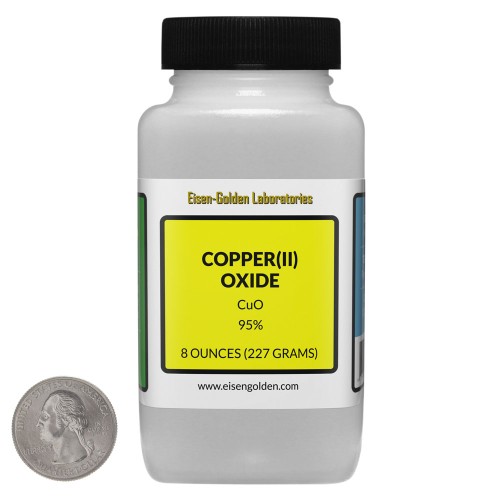 Copper(II) Oxide - 8 Ounces in 1 Bottle
