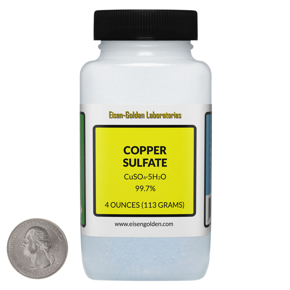 Copper Sulfate 4 Ounces 1 Bottle