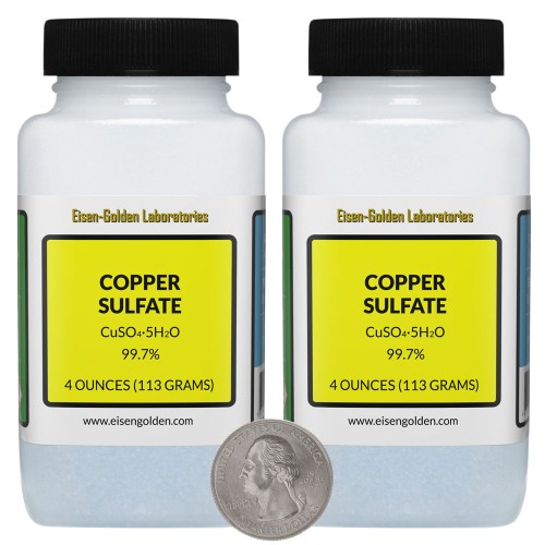 Copper Sulfate - 8 Ounces in 2 Bottles