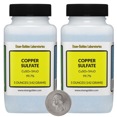 Copper Sulfate - 10 Ounces in 2 Bottles