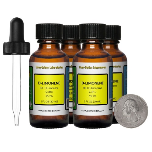 D-Limonene - 4 Fluid Ounces in 4 Bottles