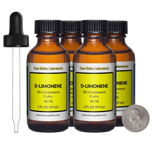 D-Limonene - 8 Fluid Ounces in 4 Bottles