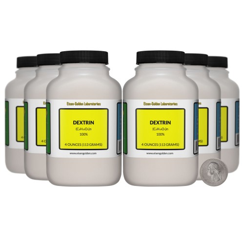 Dextrin - 1.5 Pounds in 6 Bottles