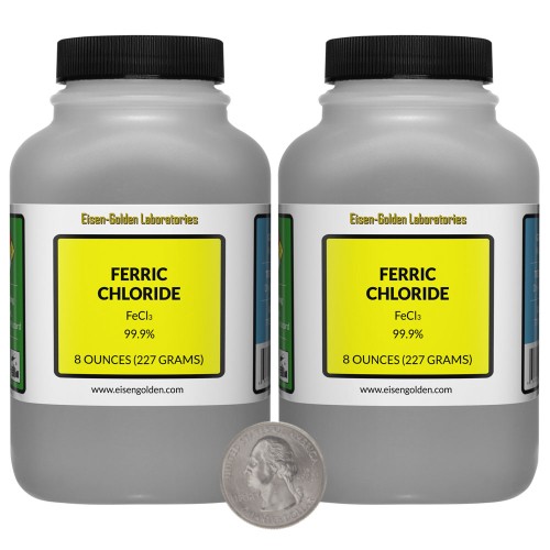 Ferric Chloride - 1 Pound in 2 Bottles