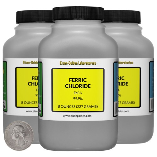Ferric Chloride - 1.5 Pounds in 3 Bottles