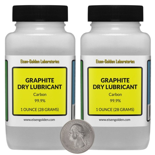 Graphite Dry Lubricant - 2 Ounces in 2 Bottles