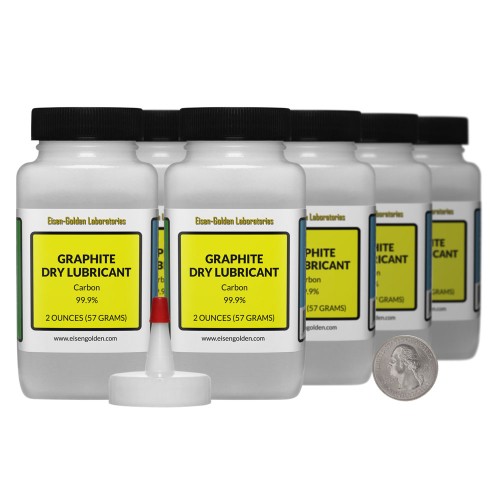 Graphite Dry Lubricant - 1 Pound in 8 Bottles