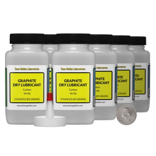 Graphite Dry Lubricant - 1.5 Pounds in 8 Bottles