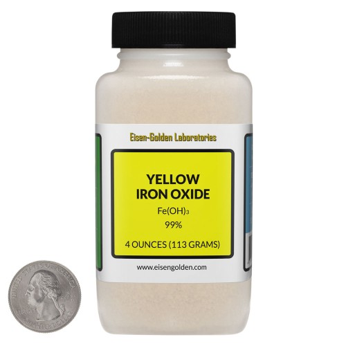 Yellow Iron Oxide - 4 Ounces in 1 Bottle