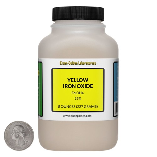 Yellow Iron Oxide - 8 Ounces in 1 Bottle