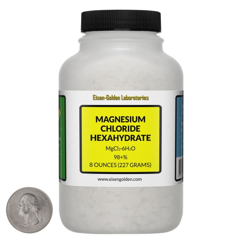 Magnesium Chloride Hexahydrate - 8 Ounces in 1 Bottle