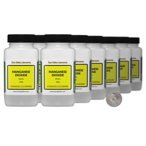 Manganese Dioxide - 3 Pounds in 12 Bottles