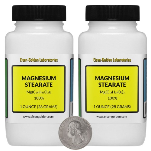 Magnesium Stearate - 2 Ounces in 2 Bottles