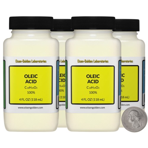 Oleic Acid - 16 Fluid Ounces in 4 Bottles