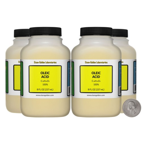 Oleic Acid - 32 Fluid Ounces in 4 Bottles