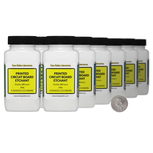 Printed Circuit Board Etchant - 3 Pounds in 12 Bottles