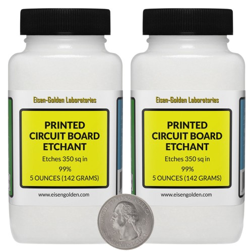 Printed Circuit Board Etchant - 10 Ounces in 2 Bottles