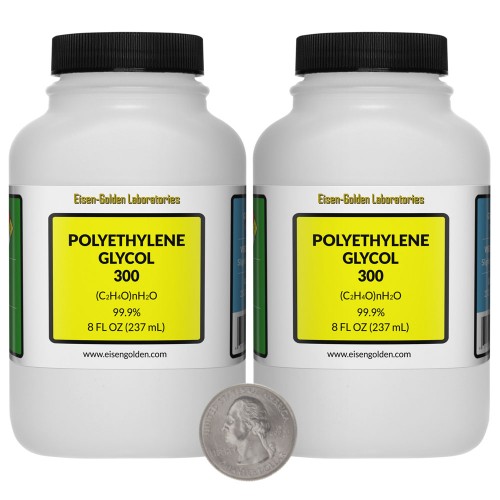 Polyethylene Glycol  300 - 16 Fluid Ounces in 2 Bottles