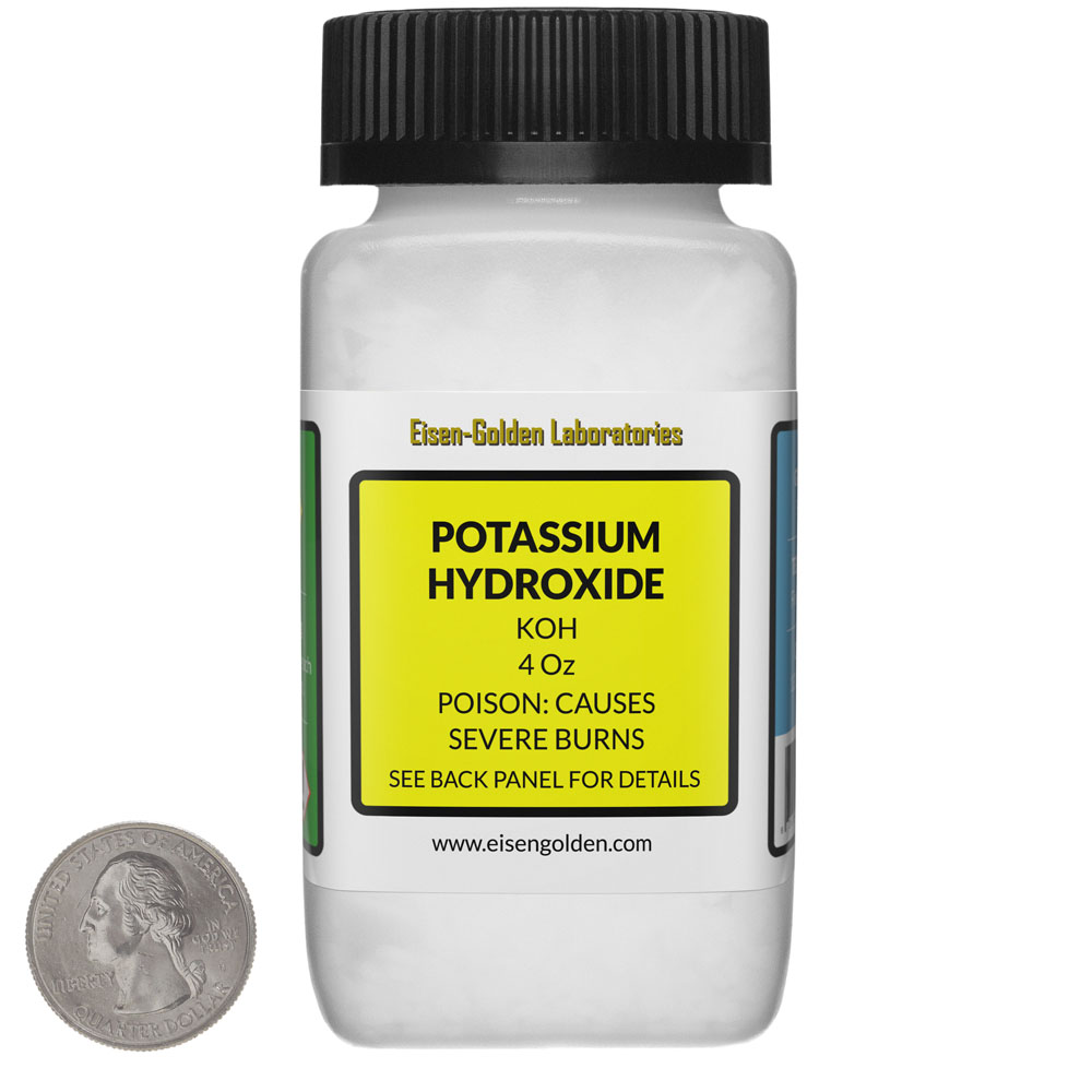 Potassium Hydroxide 4 Ounces 1 Bottle
