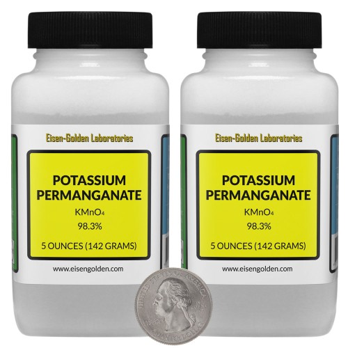Potassium Permanganate - 10 Ounces in 2 Bottles