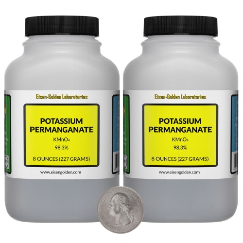 Potassium Permanganate - 1 Pound in 2 Bottles