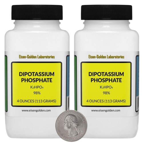 Dipotassium Phosphate - 8 Ounces in 2 Bottles