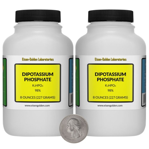 Dipotassium Phosphate - 1 Pound in 2 Bottles