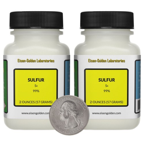 Sulfur - 4 Ounces in 2 Bottles