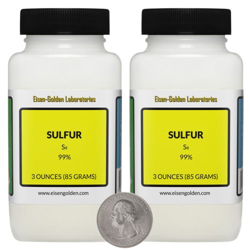 Sulfur - 6 Ounces in 2 Bottles