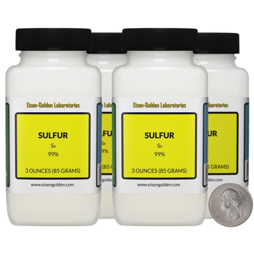 Sulfur - 12 Ounces in 4 Bottles