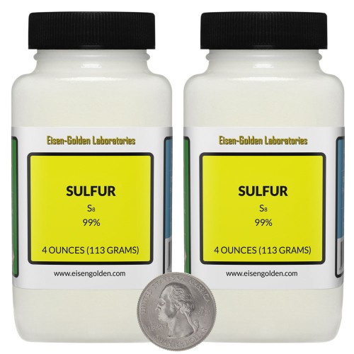Sulfur - 8 Ounces in 2 Bottles