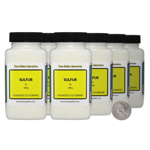 Sulfur - 2 Pounds in 8 Bottles