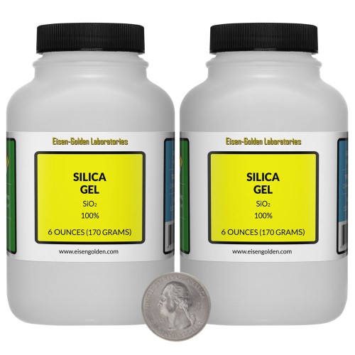 Silica Gel - 12 Ounces in 2 Bottles